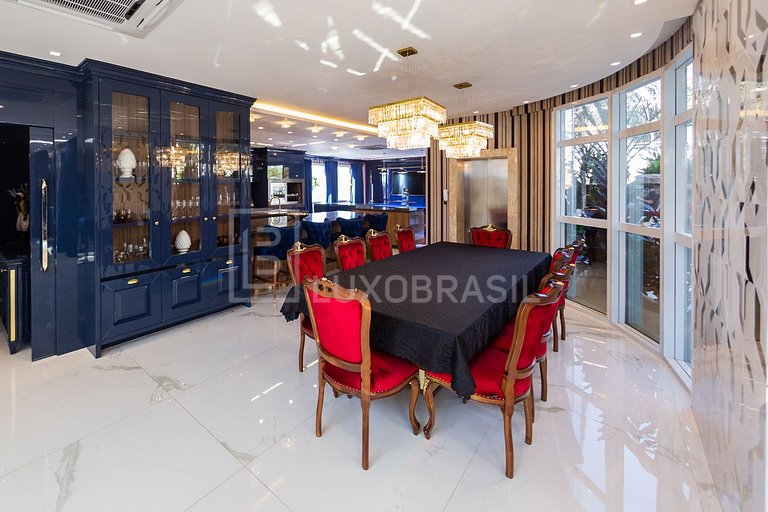 LUXOBRASIL #JR08 Blue Heart Mansion - Jurerê Internacional H