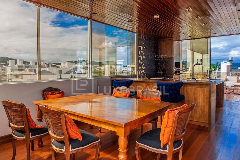 LB - JR08 Blue Heart Mansion - Jurerê Internacional House Va