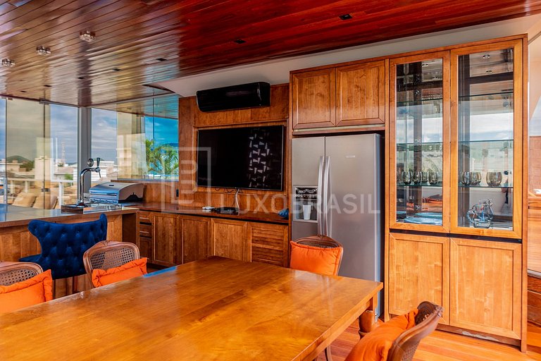 LUXOBRASIL #JR08 Blue Heart Mansion - Jurerê Internacional H