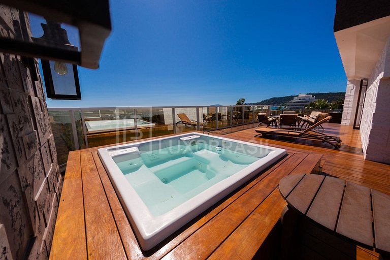 Mansão Blue Heart – 5 Quartos em Jurerê Internacional