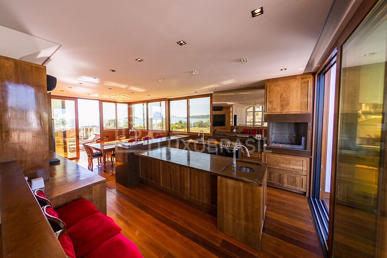 LB - JR08 Mansión Corazón Azul - Jurerê Internacional Casa d