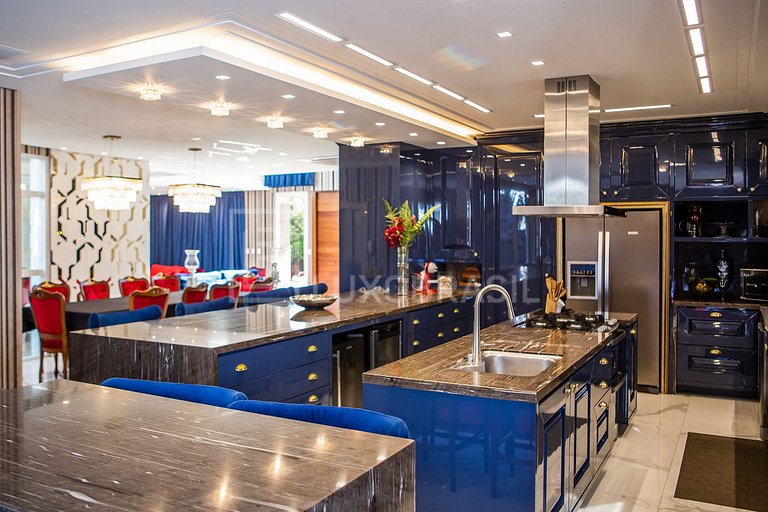 LB - JR08 Blue Heart Mansion - Jurerê Internacional House Va