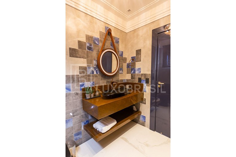 LUXOBRASIL #JR08 Mansão Blue Heart - Jurerê Internacional Ca