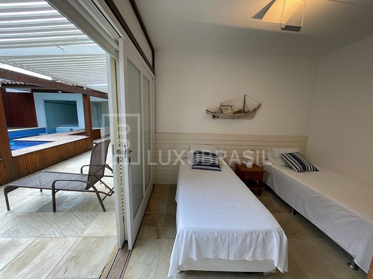 LUXOBRASIL #BZ03 House Céu Azul 04 Suites 100m Beach Búzios