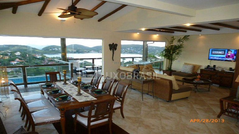 BRAZIL LUXURY #BZ55 Casa Amarilla 04 suites Alto da Ferradur
