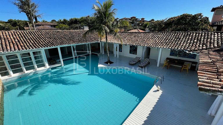 LUXOBRASIL #BZ13 Casa da Ferradura 05 Bedrooms Sea Front Búz