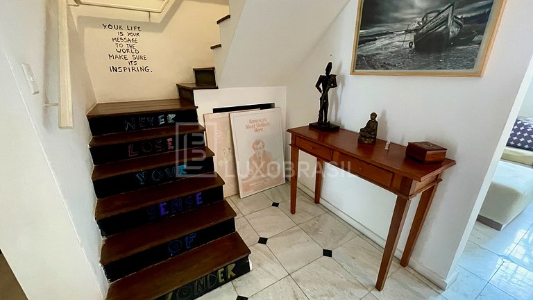 LUXOBRASIL #RJ293 Encantadora Casa en Jardim Botânico 04 hab