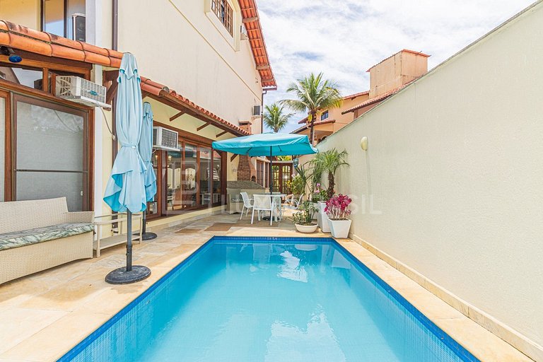 Casa 3 andares Barra da Tijuca Jardim Clube da Barra