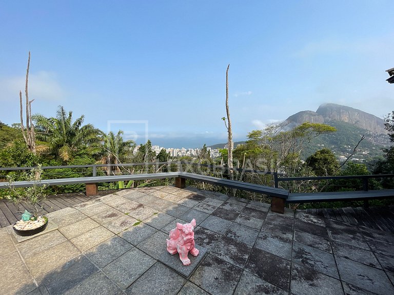 LUXOBRASIL #RJ122 Casa Alto da Gávea Aluguel de Temporada, F