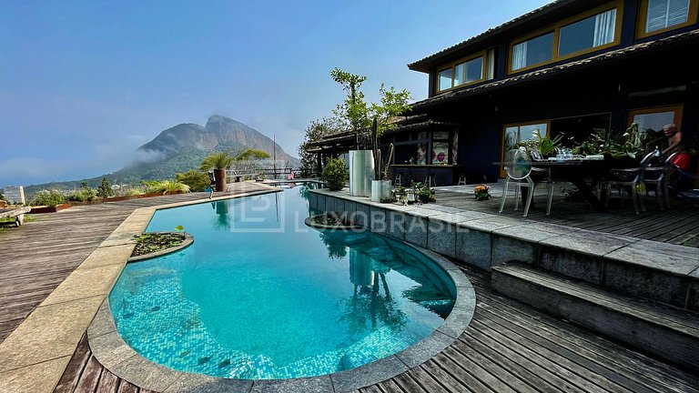 LUXOBRASIL #RJ122 Alto da Gávea House Seasonal Rent, Photos
