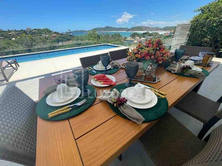 LUXOBRASIL#BZ56 Mansión Orquídea Búzios 05 habitaciones Alqu