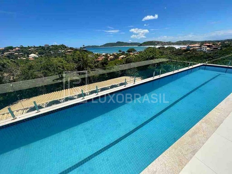 LUXOBRASIL#BZ56 Mansión Orquídea Búzios 05 habitaciones Alqu