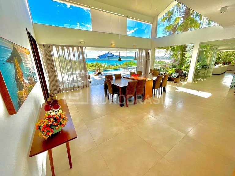 LUXOBRASIL#BZ56 Mansión Orquídea Búzios 05 habitaciones Alqu
