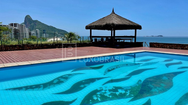LUXOBRASIL #RJ18 Mansão Golden View São Conrado Casa Day Use