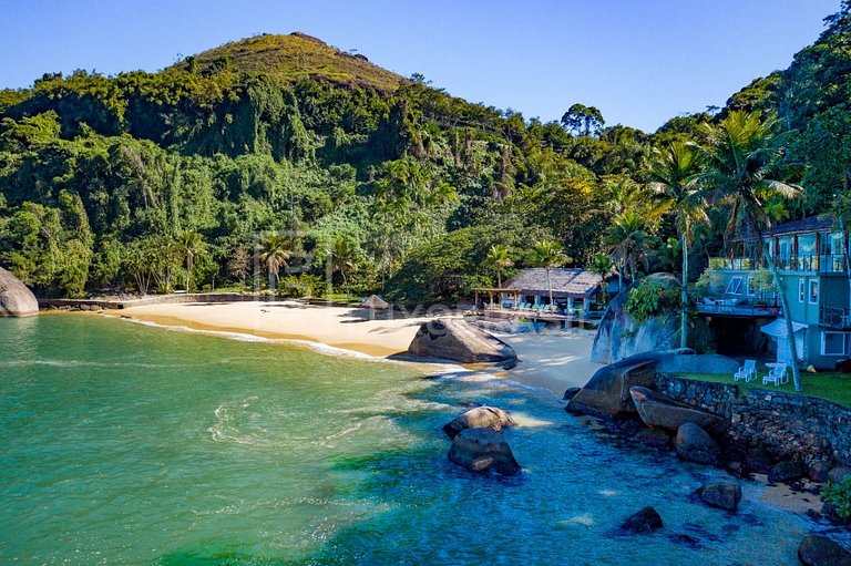 Mansão no Frade Angra dos Reis - Praia Privativa