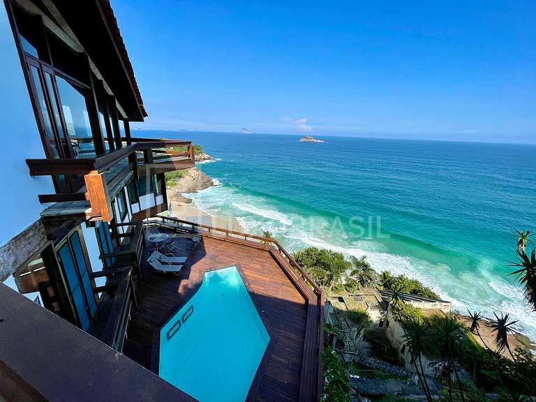 LUXOBRASIL #RJ479 Mansión Beira mar 06 dormitorios Casa Alqu