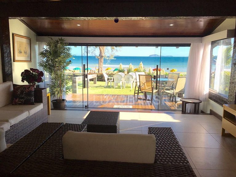 Casa 04 QuartosPé na Areia Búzios Geribá #BZ57