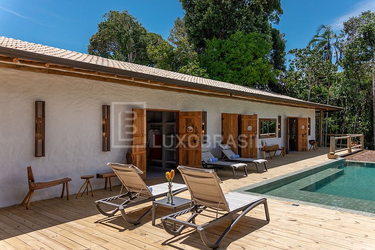 LUXOBRASIL #BA15 Casa Cinco Elementos Trancoso Vacation Rent