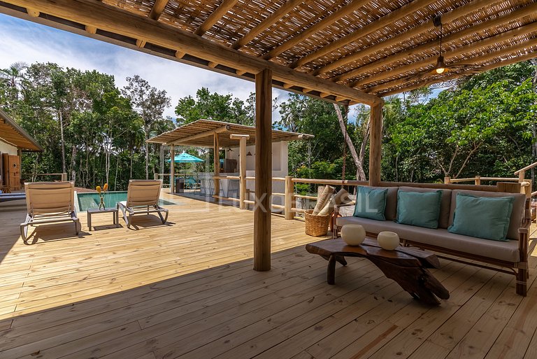 LUXOBRASIL #BA15 Casa Cinco Elementos Trancoso Vacation Rent