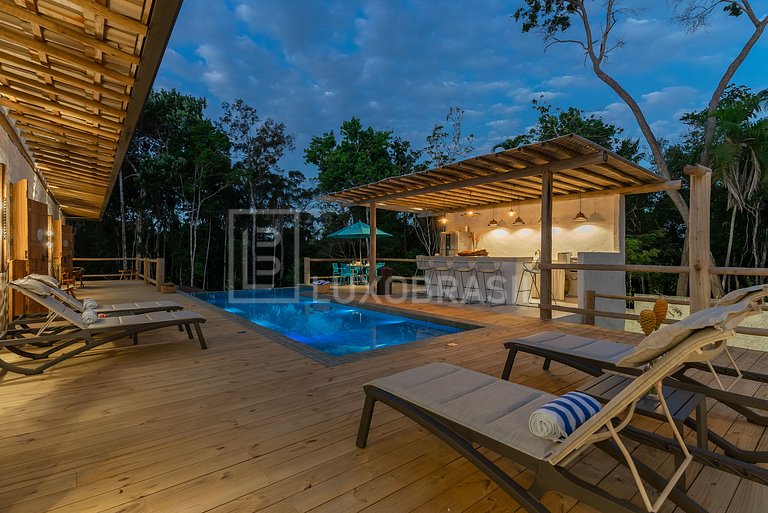 LUXOBRASIL #BA15 Casa Cinco Elementos Trancoso Vacation Rent