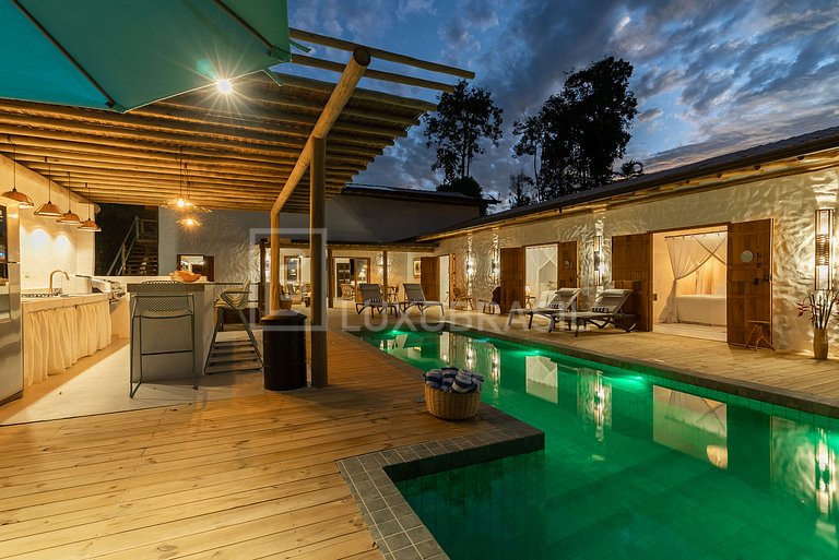 LUXOBRASIL #BA15 Casa Cinco Elementos Trancoso Vacation Rent