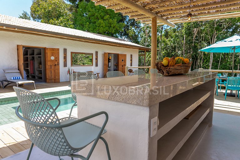 LUXOBRASIL #BA15 Casa Cinco Elementos Trancoso Vacation Rent