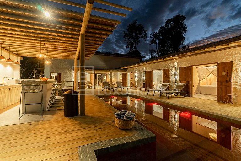 LUXOBRASIL #BA15 Casa Cinco Elementos Trancoso Alquiler Vaca