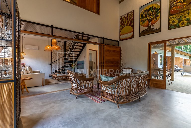 LUXOBRASIL #BA15 Casa Cinco Elementos Trancoso Alquiler Vaca