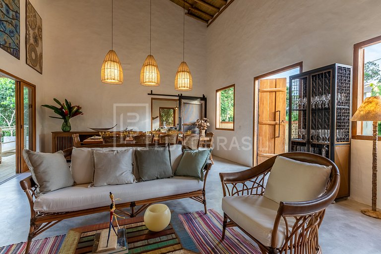LUXOBRASIL #BA15 Casa Cinco Elementos Trancoso Vacation Rent