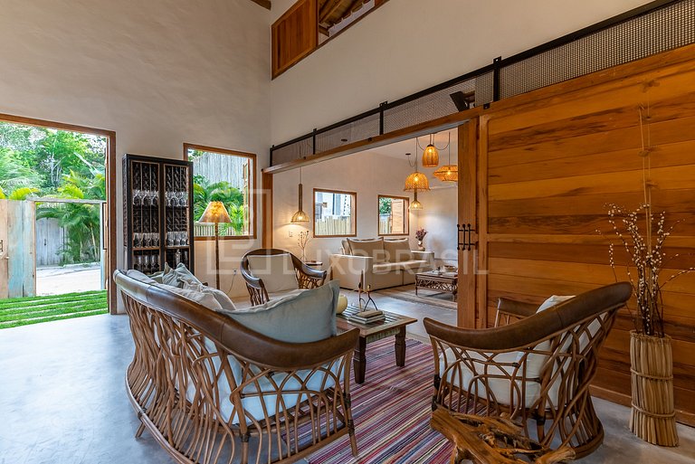 LUXOBRASIL #BA15 Casa Cinco Elementos Trancoso Vacation Rent