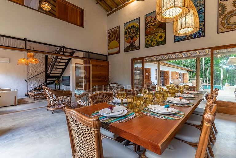 LUXOBRASIL #BA15 Casa Cinco Elementos Trancoso Alquiler Vaca