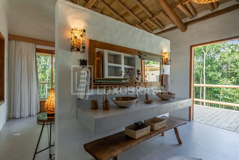 LUXOBRASIL #BA15 Casa Cinco Elementos Trancoso Vacation Rent
