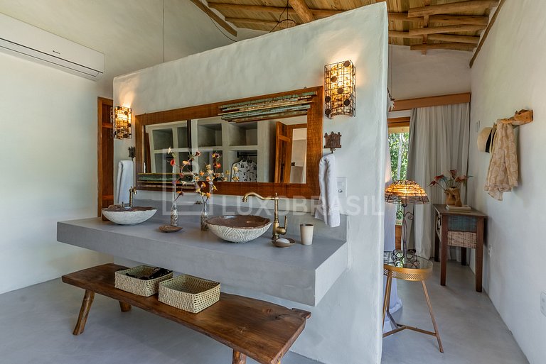 LUXOBRASIL #BA15 Casa Cinco Elementos Trancoso Alquiler Vaca