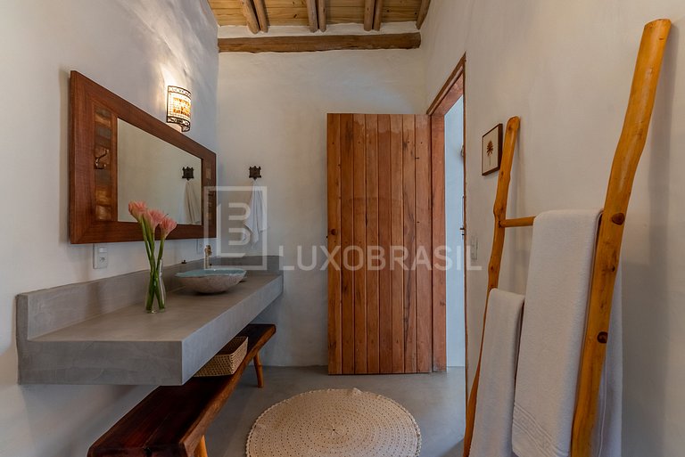 LUXOBRASIL #BA15 Casa Cinco Elementos Trancoso Vacation Rent