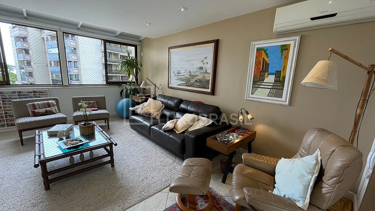 LUXOBRASIL #RJ34 Cobertura Duplex Jardim Oceânico Aluguel de