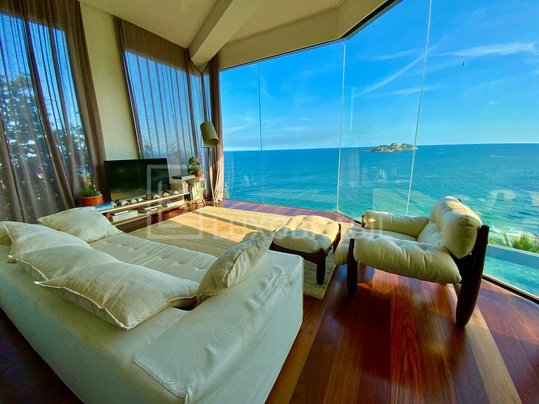 LUXOBRASIL #RJ36 Villa Joatinga 05 Suites Casa Alquiler Vaca