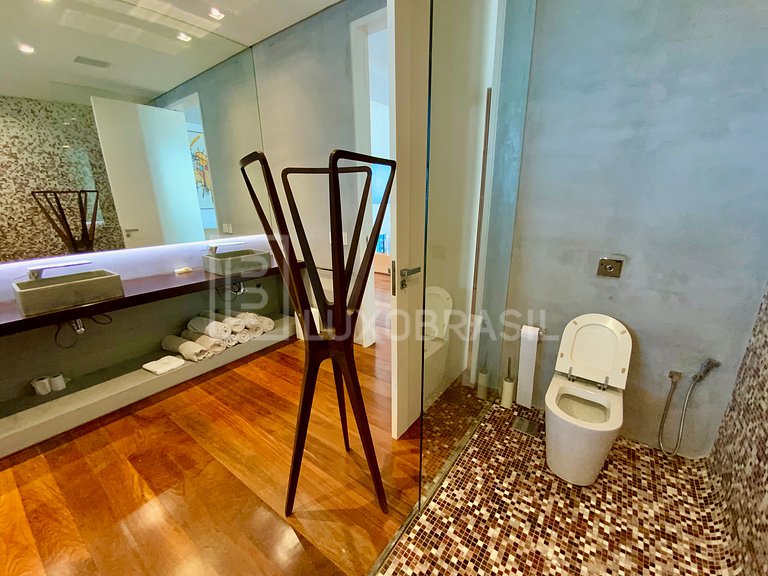 LUXOBRASIL #RJ36 Villa Joatinga 05 Suites Casa Alquiler Vaca
