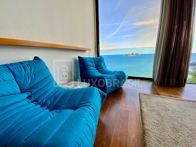 LUXOBRASIL #RJ36 Villa Joatinga 05 Suites Casa Alquiler Vaca