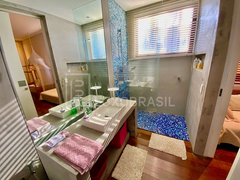 LUXOBRASIL #RJ36 Villa Joatinga 05 Suites Casa Alquiler Vaca