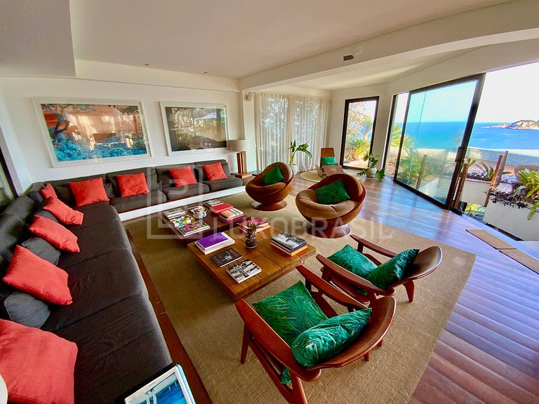 LUXOBRASIL #RJ36 Villa Joatinga 05 Suites Casa Alquiler Vaca