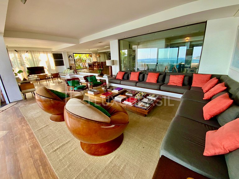 LUXOBRASIL #RJ36 Villa Joatinga 05 Suites Casa Alquiler Vaca