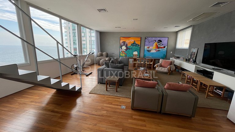 LUXOBRASIL #RJ35 Cobertura Triplex 03 Suítes Ipanema Aluguel