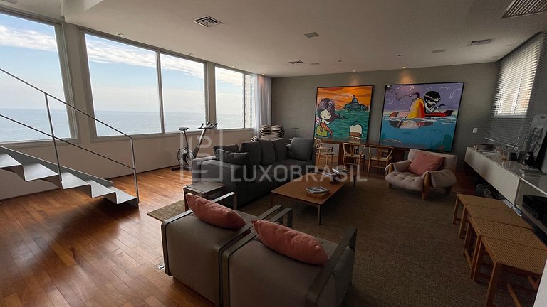 LUXOBRASIL #RJ35 Cobertura Triplex 03 Suítes Ipanema Aluguel
