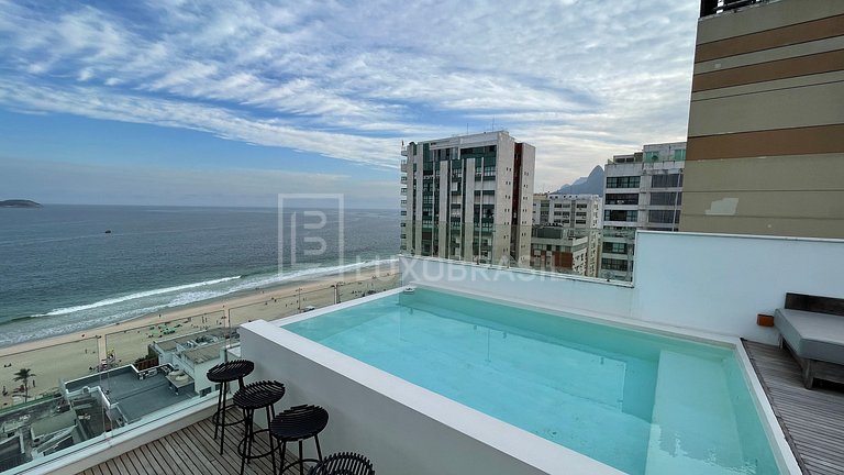 LUXOBRASIL #RJ35 Cobertura Triplex 03 Suítes Ipanema Aluguel
