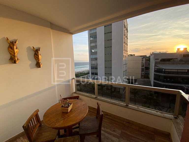LUXOBRASIL #RJ42 Flat Barra Beach Frente Mar Aluguel de Temp