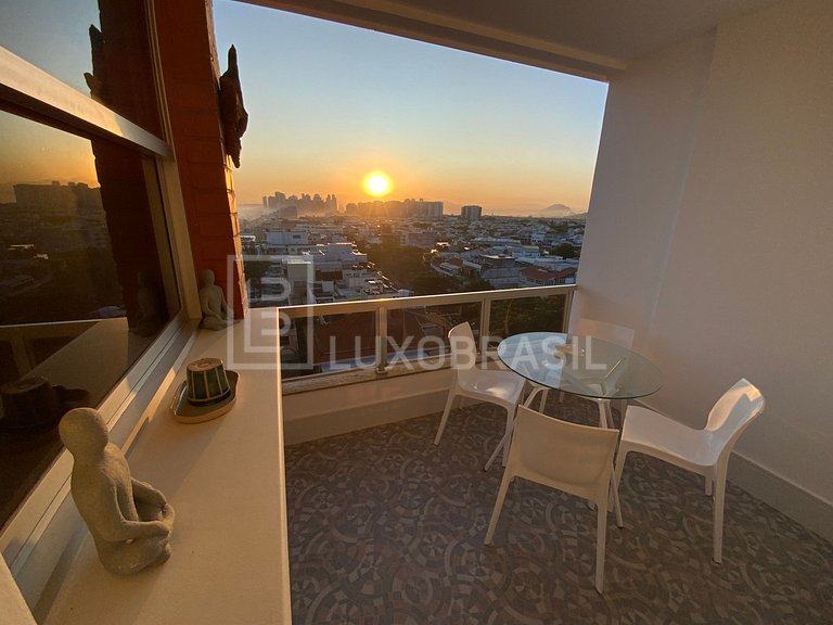 LUXOBRASIL #RJ43 Flat Pepê Frente Mar Aluguel de Temporada