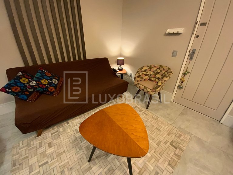 LUXOBRASIL #RJ43 Flat Pepê Frente Mar Aluguel de Temporada