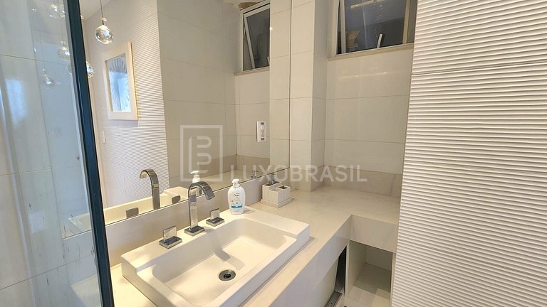 LUXOBRASIL #RJ38 Apartamento Copacabana Frente Mar 03 Quarto