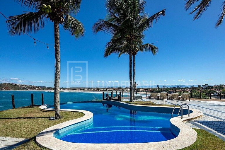 LUXOBRASIL #BZ42 Brava House 05 Suites Sea View Vacation Ren