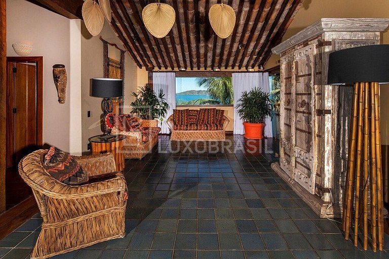 LUXOBRASIL #BZ42 Brava Casa con vistas al mar Alquiler de va